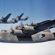 A formation of B-24D Liberators of the 93rd Bomb Group in 1943 (US Air Force)